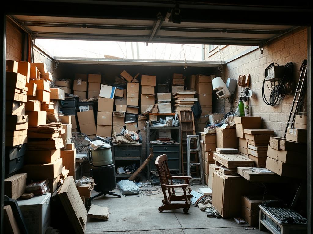 Garage Cleanout — Before