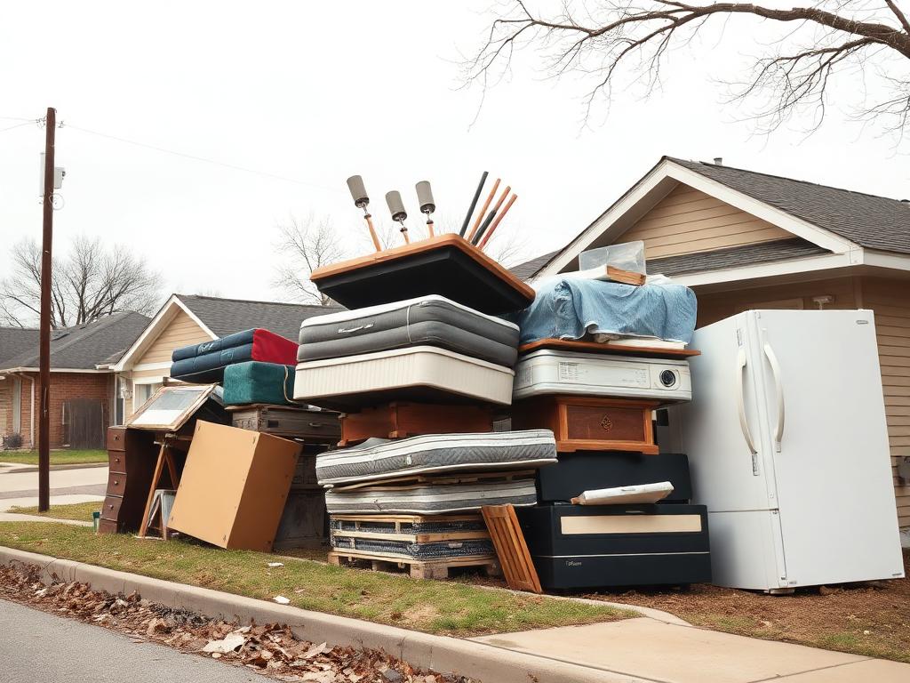 Junk Pile — Before Removal